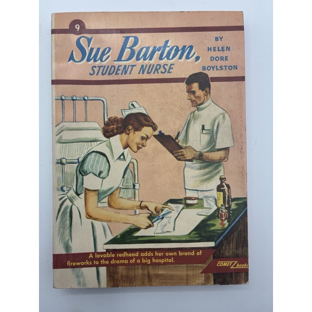 SUE BARTON: STUDENT NURSE By Helen Dore Boylston  wraps PB 1948 VG+